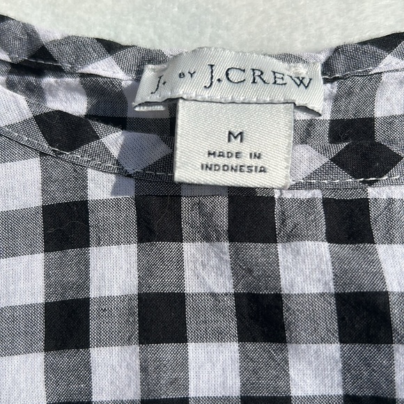 J. By J. Crew Gingham Top - Picture 2 of 2